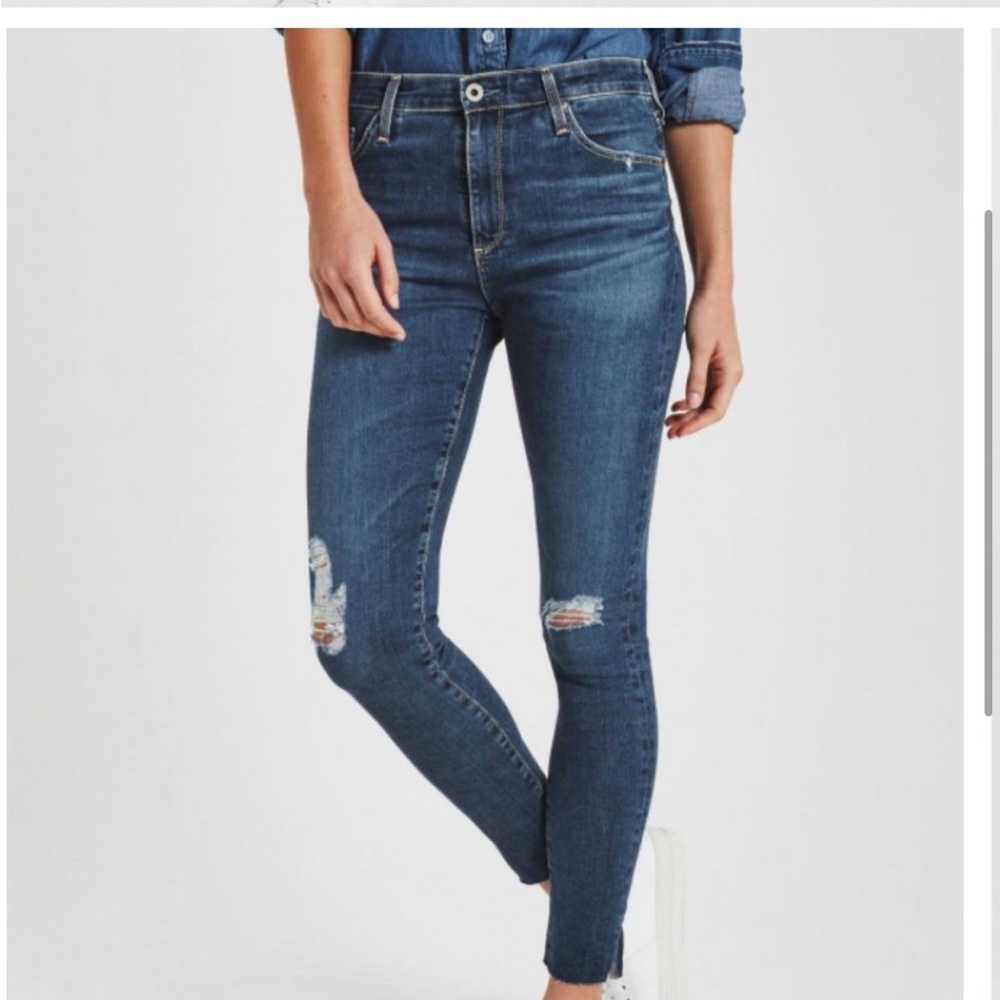 AG Adriano Goldschmied high rise farrah skinny 27
